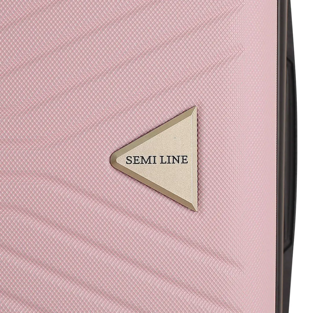 Валіза середня Semi Line 24 дюйми (M) дюйми (M) ABS-Plastic Rose (T5694-2) - фото 9