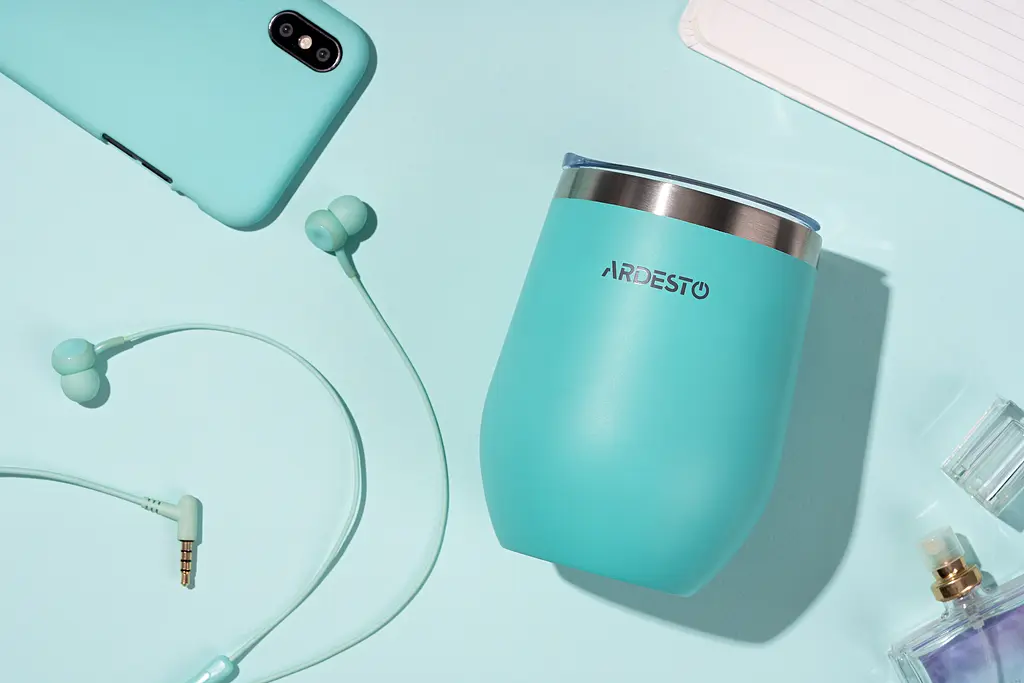 Термокухоль Ardesto Compact Mug 350 мл блакитний - фото 2