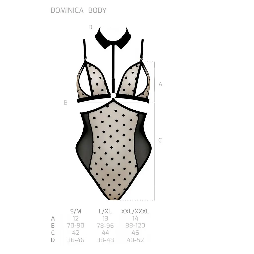 Боді Passion DOMINICA BODY L/XL, black - фото 5