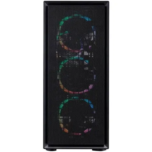 Корпус 1stPlayer Go6-BK-4FS7, Black, без БЖ, Midi Tower, ATX / Micro ATX / Mini ITX, 1xUSB 3.0 / 2xUSB 2.0, макс. CPU - 165 мм / VGA - 320 мм, 4x120 мм RGB, бічна панель із загартованого скла - фото 3