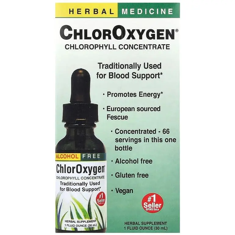 Рідкий хлорофіл Herbs Etc. Chlorophyll Concentrate без спирту 30 мл - фото 2