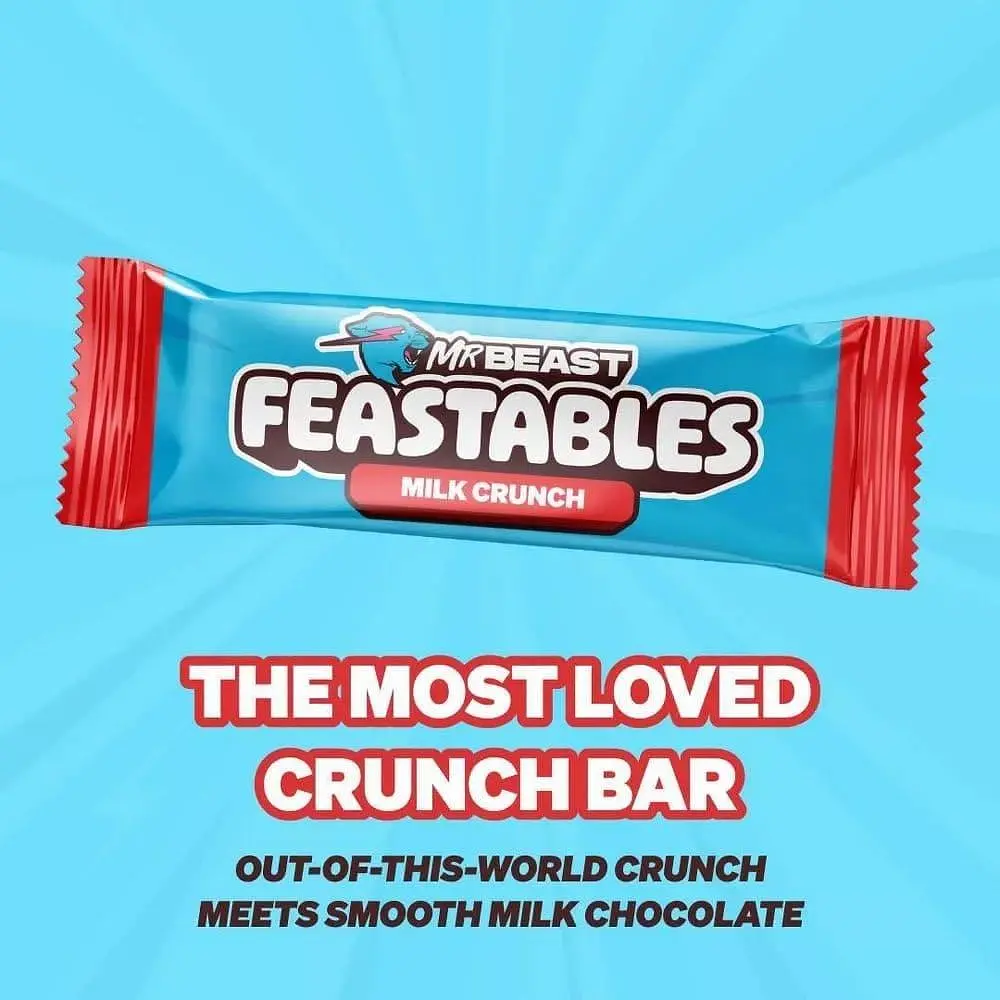 Набір шоколадних батончиків MrBeast Feastables Chocolate Candy Assortment 366 г - фото 3