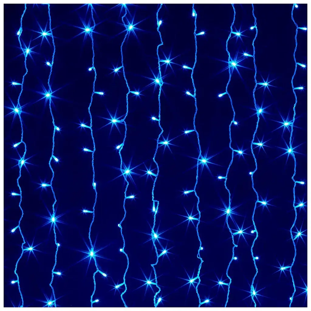 Гірлянда ColorWay штора водоспад 3x3м 300LED 220V синя (CW-GW-300L33VWFBL) - фото 4