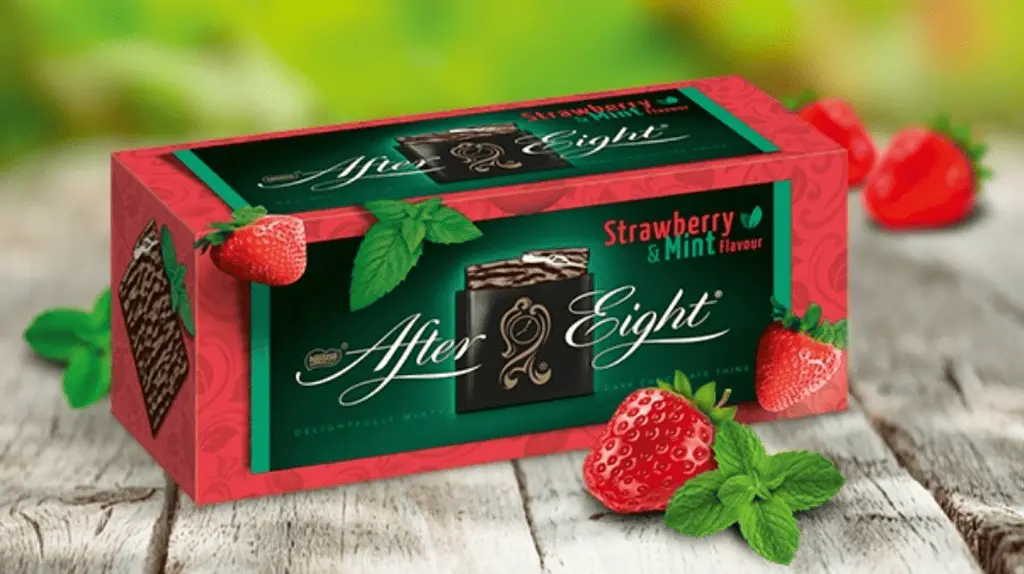 Шоколадні цукерки Nestle After Eight Strawberry Mint 200г - фото 5