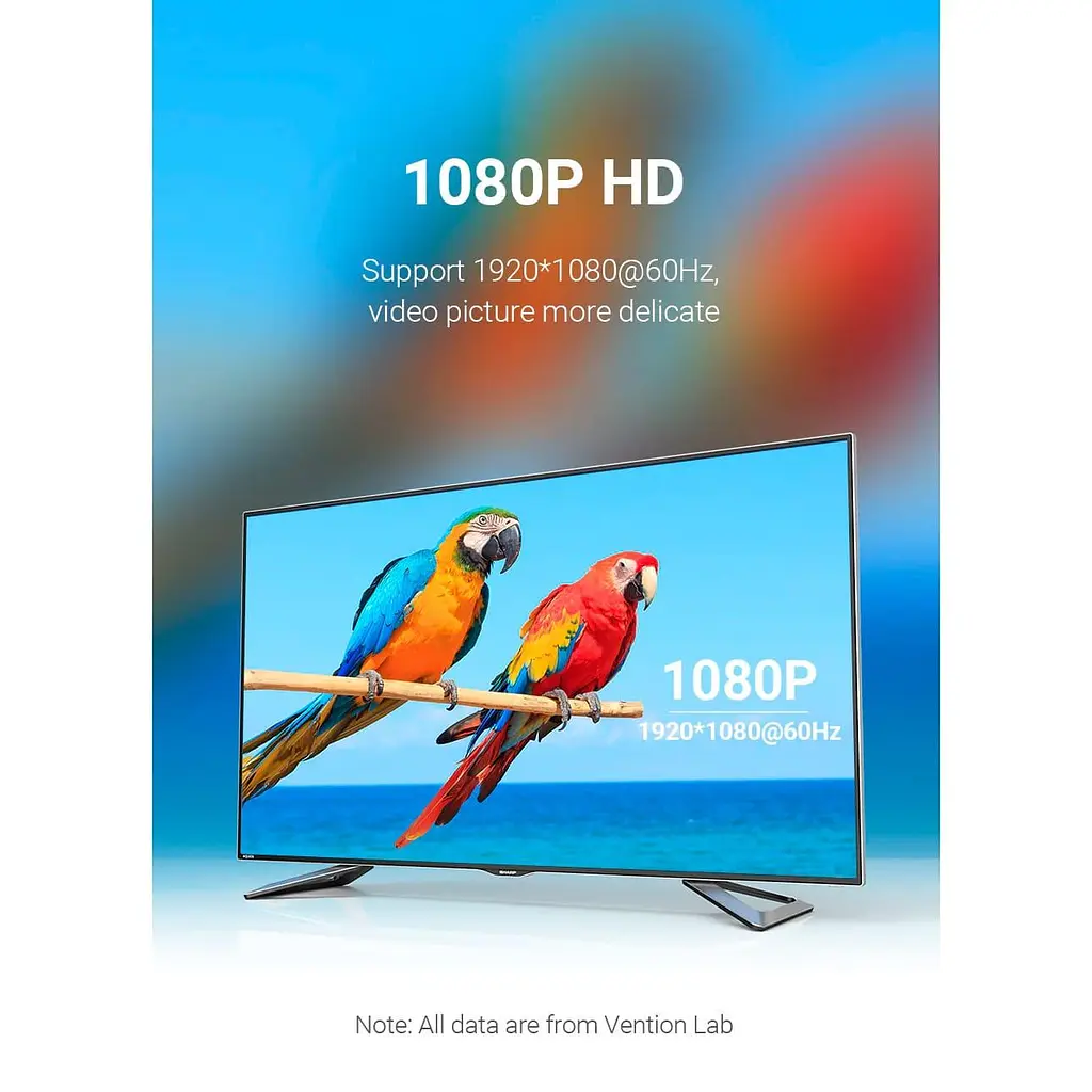 Кабель Vention DVI-VGA 1.5 м (EABBG) - фото 7