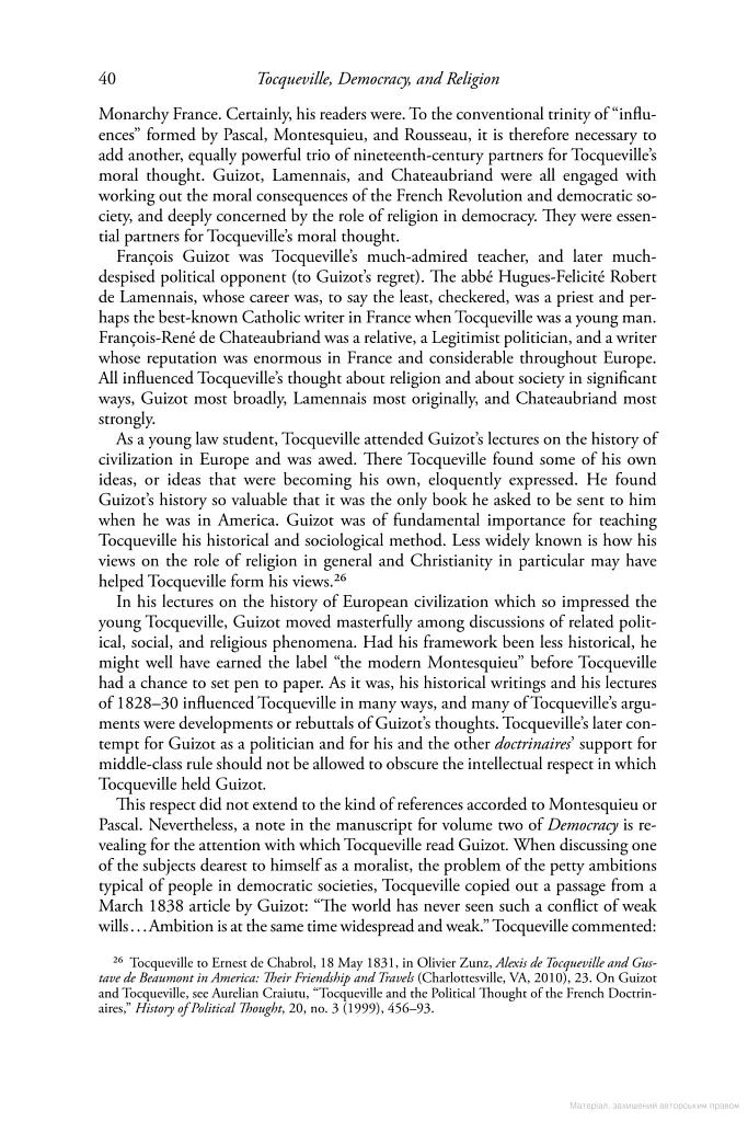 Tocqueville, Democracy, and Religion. Checks and Balances for Democratic Souls - Alan S. Kahan - фото 5