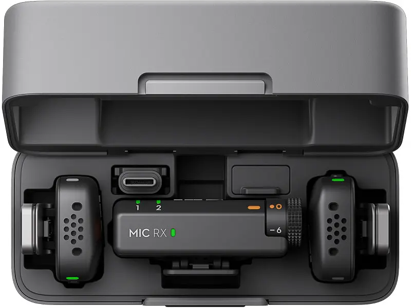 Мікрофонна радіосистема DJI Mic Mini 2TX + 1RX + Charging Case (CP.RN.00000433.01) - фото 2