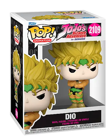Фигурка Funko Pop Невероятные приключения ДжоДжо Дио Брандо JoJo's Bizarre Adventure Dio Brando 10 см FP JJ D 2109 - фото 3