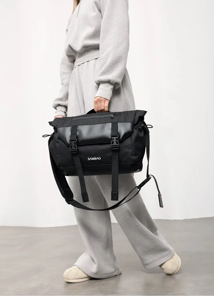 Сумка жіноча Sambag DART Чорна 33 х 24 х 10 см (51311301) - фото 2