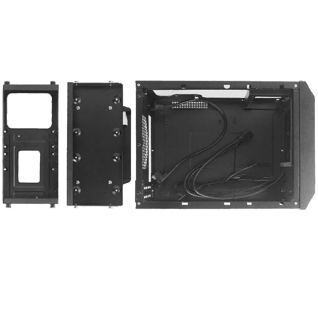 Корпус Chieftec PRO CUBE MINI CN-01B-OP miniITX, без Блок живлення, Чорний - фото 9