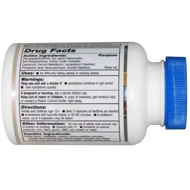Природний комплекс для здорового сну RidgeCrest Herbals DreamOn 60 гелевих капсул - фото 2