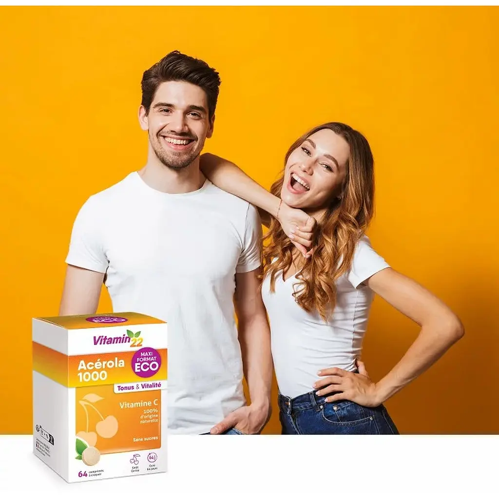 Ацерола Vitamin'22 1000 мг 64 жувальних таблетки - фото 4
