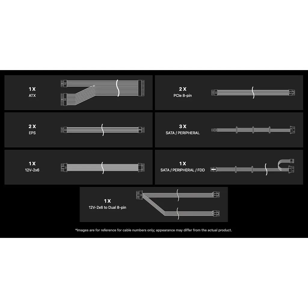 Блок живлення MSI MAG A1000GLS PCIE5 [145712] - фото 7