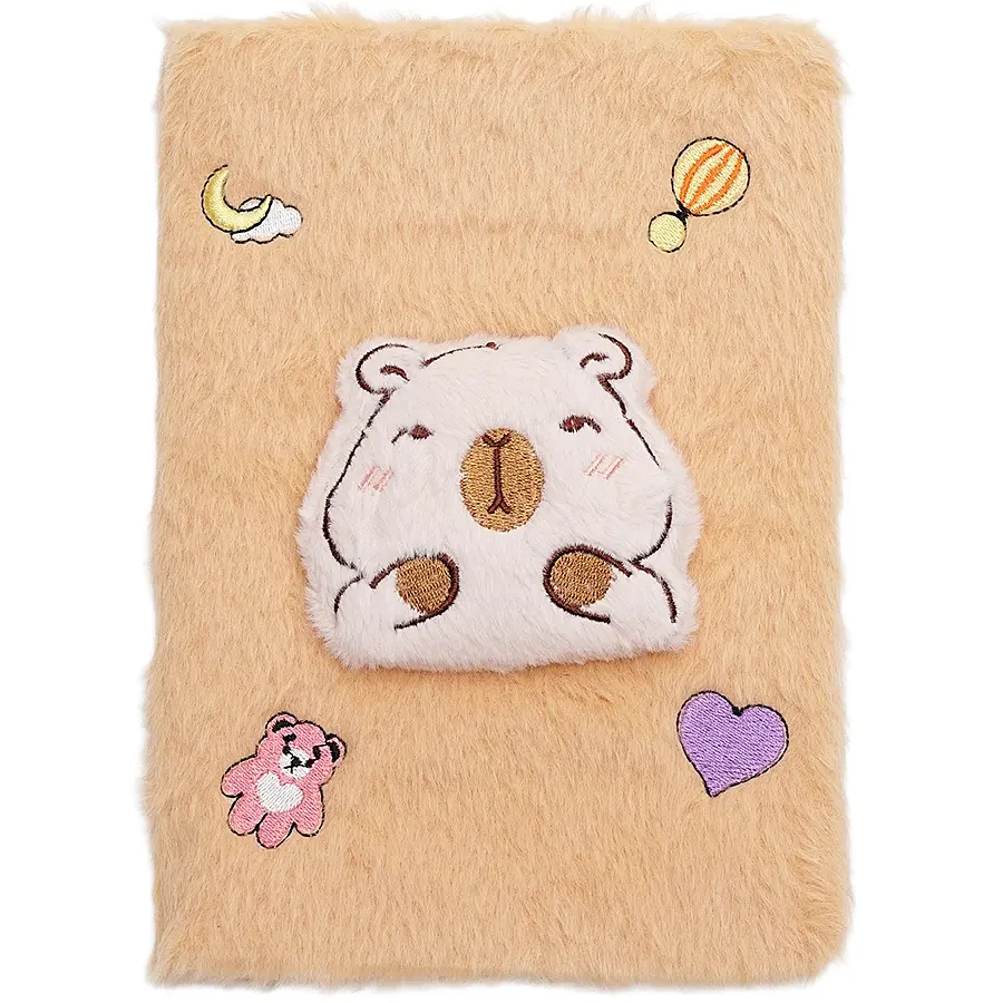 Блокнот плюшевый ZiBi Kids Line Capybara А5 80 листов в клетку, дизайн в ассортименте (ZB.700015) - фото 10