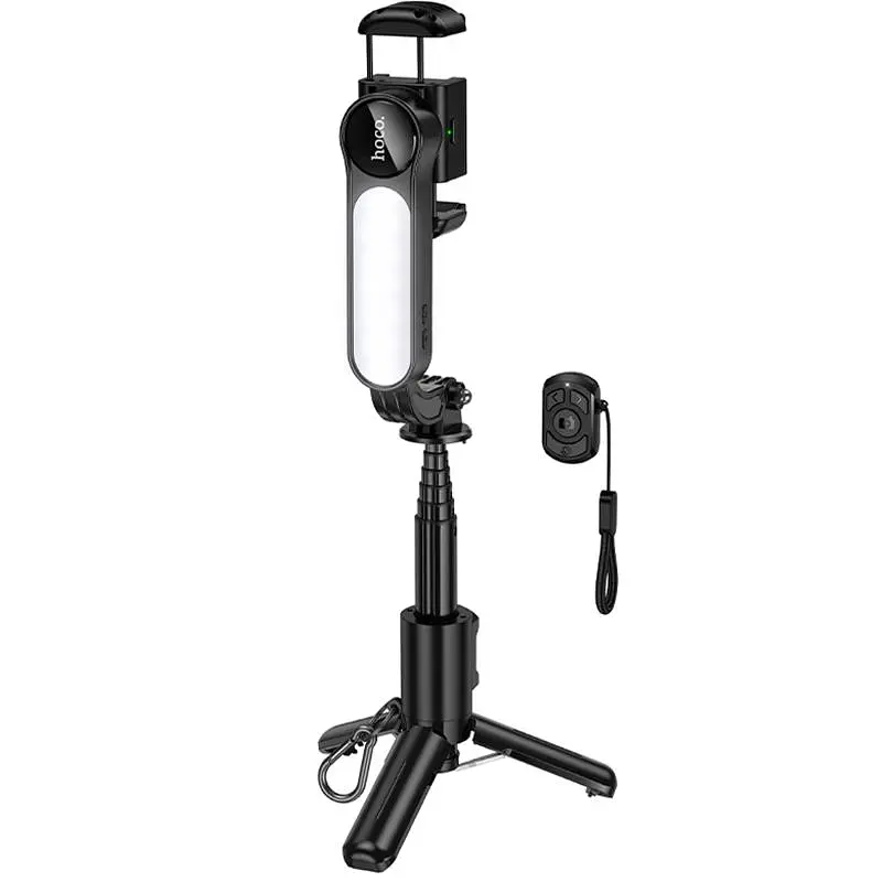 Монопод для селфі K90 Support axis smart+light Black Hoco teh0029831 - фото 7