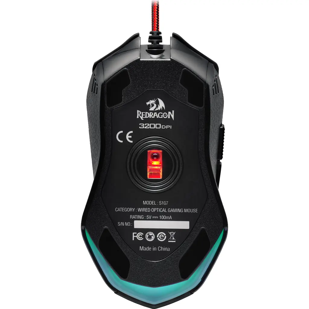 Комплект клавиатура и мышь Redragon Gaming Esseintials S107 RGB Set з ковриком [78225] [118167] - фото 14