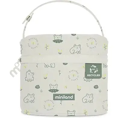 Термосумка з контейнерами Miniland pack-2-go ecoSquare Frog (89549) - фото 2
