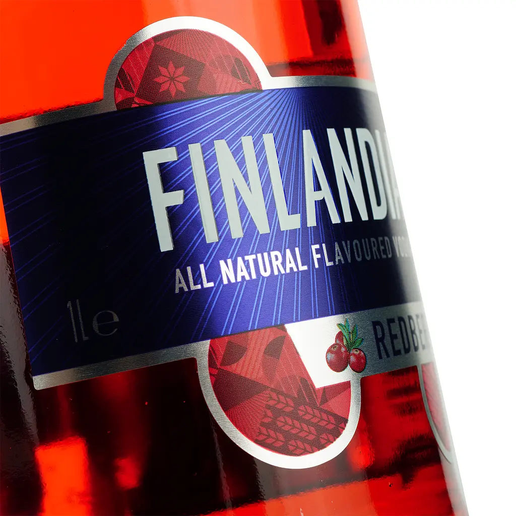 Уцінка. Горілка Finlandia Redberry, 37,5%, 1 л (255607) - фото 6