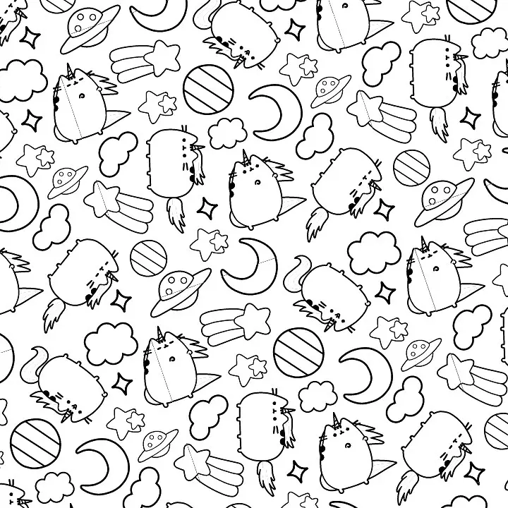 Розмальовка Pusheen - - фото 4