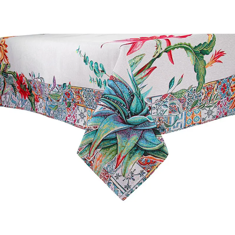 Скатертина Lefard Home Textile Bromelia гобеленова 100х100 см (732-096) - фото 3