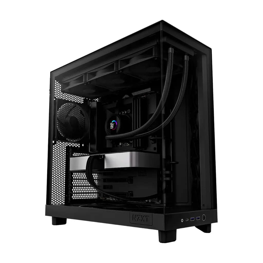 Корпус для ПК NZXT H6 Flow All Black (CC-H61FB-01) - фото 6