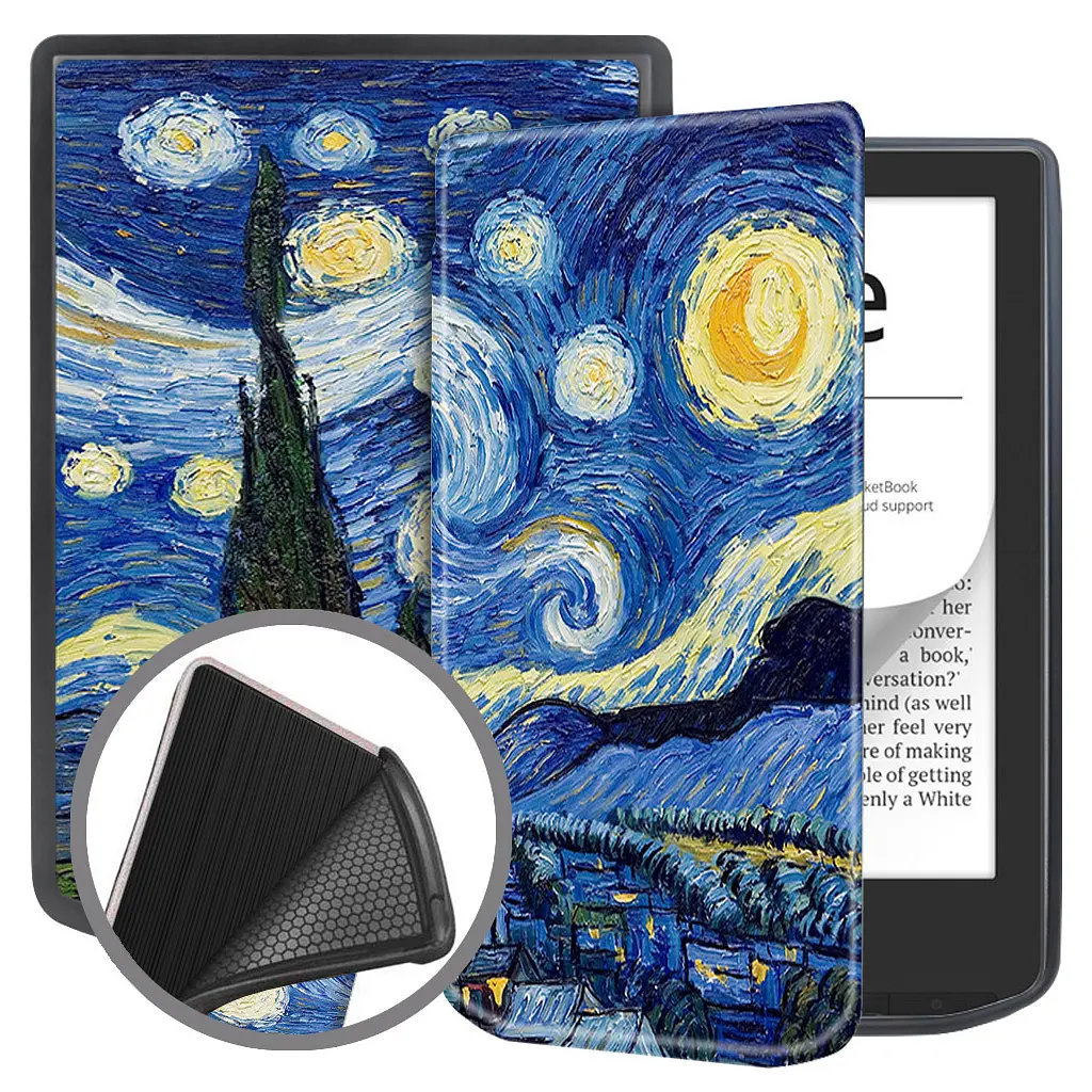 Чохол до електронної книги BeCover Smart Case PocketBook 629 Verse / 634 Verse Pro 6" Night (710980) - фото 2