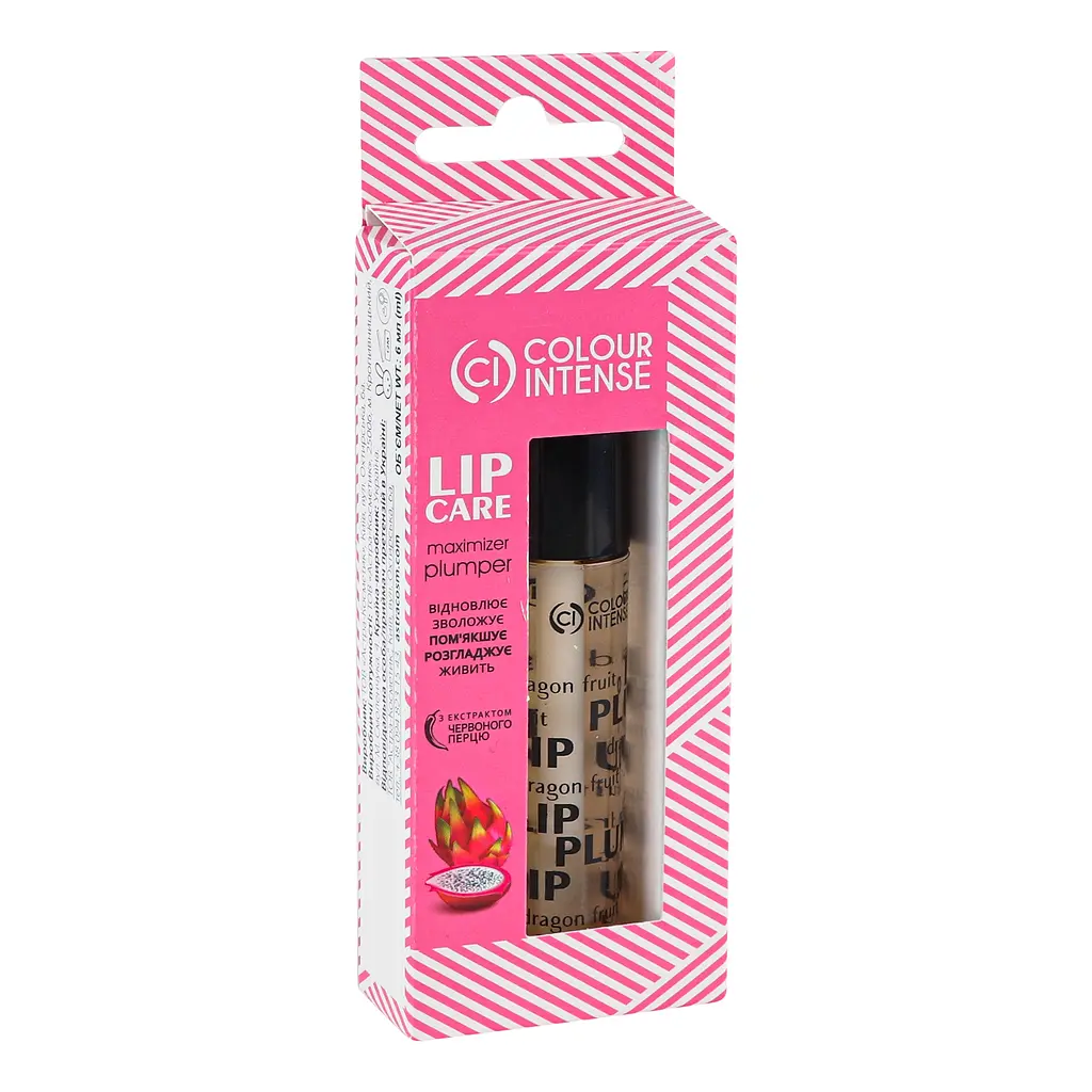 Блеск для увеличения объема губ Colour Intense Lip Care Maximizer Plumper №06 (Питайя) 6 мл - фото 3
