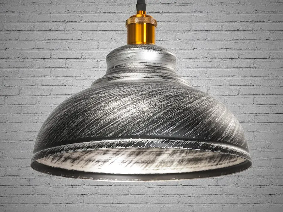 Подвесной светильник Diasha 6858-300-BK-SV Loft 111 см, E27, 40W, металлический, стильный дизайн - фото 2