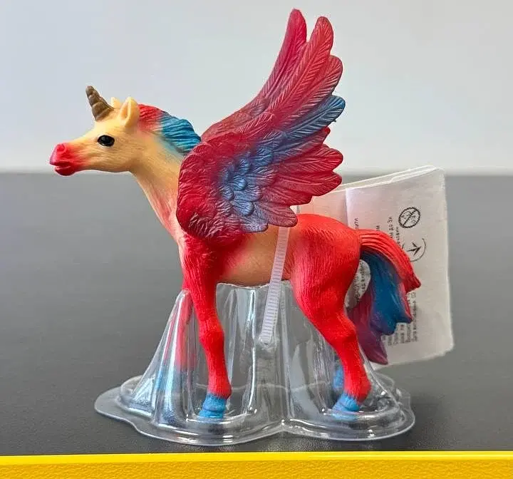 Фігурка Єдиноріг з крилами червоний Dino Toys, 10 см - фото 2