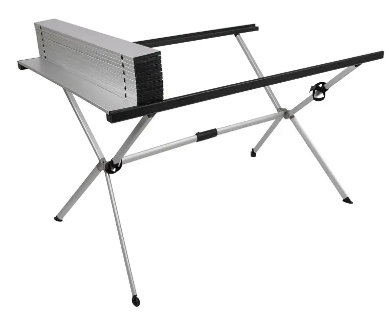 Стол Bo-Camp Lamel 121x80 см Aluminium (1404438) (DAS303287) - фото 5