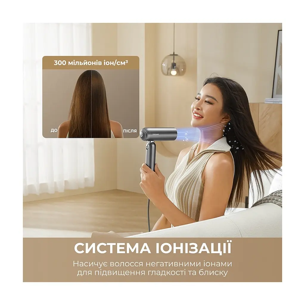 Фен Dreame Pocket Pro 5in1 Titanium (AHD51PRO_T5) - фото 3