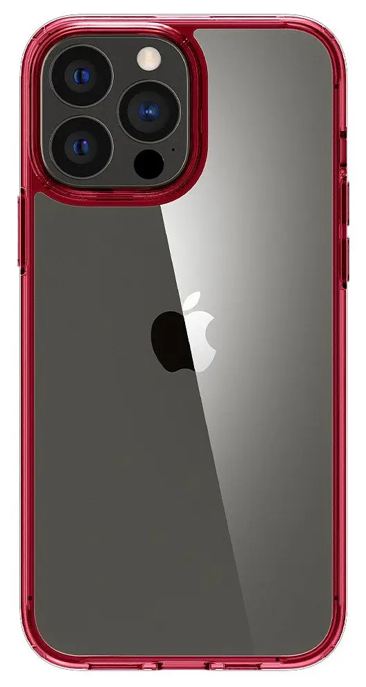 Оригінальний протиударний чохол для iPhone 13 Pro (6.1") Spigen Ultra Hybrid Red Crystal (ACS03263)