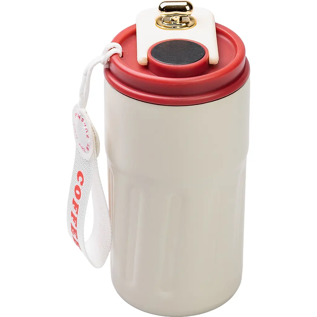 Термочашка Coffee 500 мл з датчиком температури, червоний Yiwu HP-14-10R - фото 2