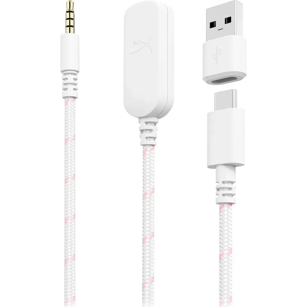 Игровые наушники HyperX Cloud III White/Pink (9W1Q4AA) [155193] - фото 6