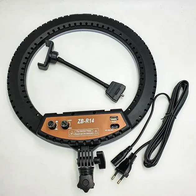 Світлодіодна кільцева лампа XPRO ZB-R14 35 см (MER-14339_1302) - фото 2