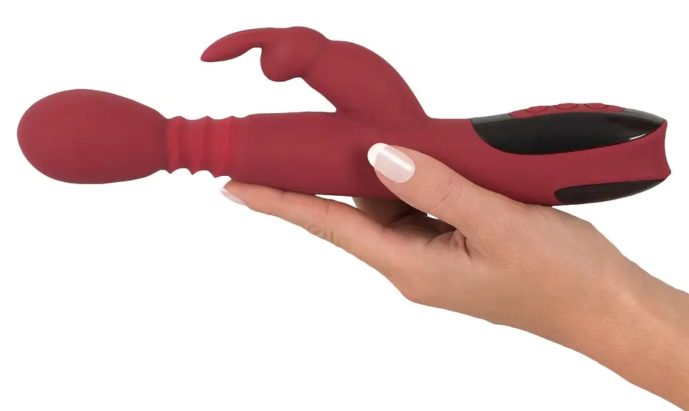 Вібратор You2Toys-кролик Rechargeable Massager For Her Rabbit Vibrator 26.5 см червоний - фото 3