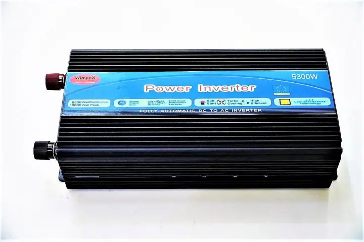 Автоінвертор 24 V-220 V перетворювач напруги WimpeX 24 V-220 V 5300 W