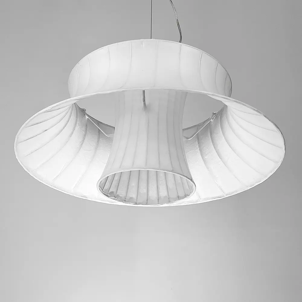 Люстра с многоуровневым белым абажуром Ø 60 см Ст. PL 055-600 | Line F - фото 8