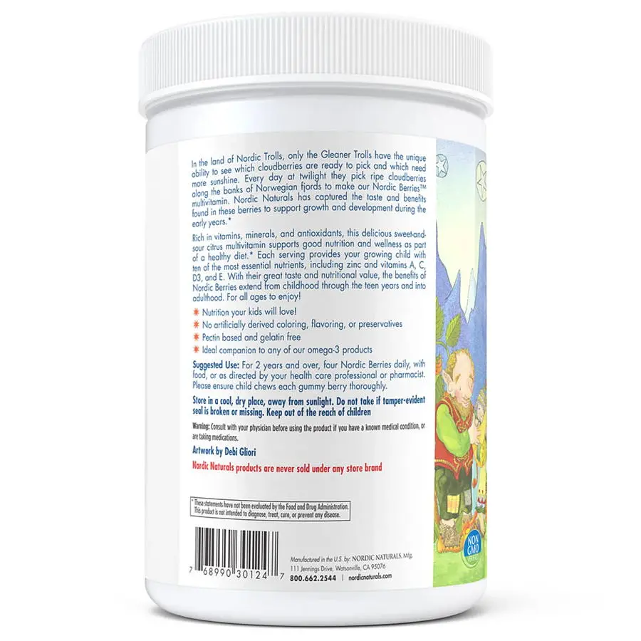 Вітаміни та мінерали Nordic Naturals Nordic Berries, 200 желейок - фото 2