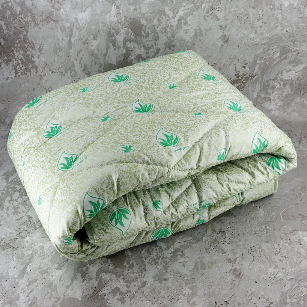 Ковдра закрита холлофайбер ALOE VERA (Мікрофібра) Двоспальна 175х210 55068 - фото 3