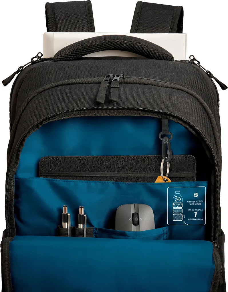 Рюкзак для ноутбука, Professional, 17.3", полиэстер, черный HP sum0028063 - фото 6
