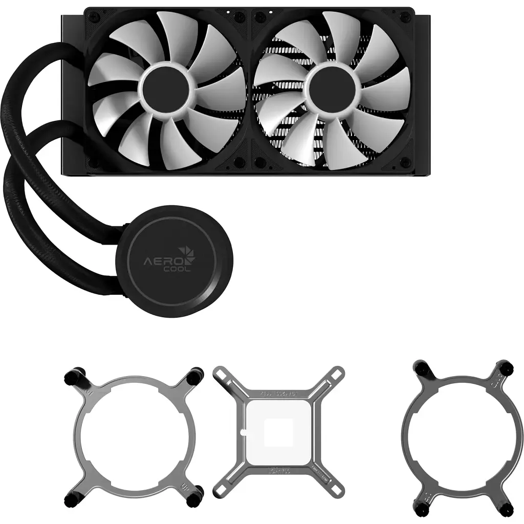 Система рідинного охолодження AeroCool Abyss L240R Black (ACLA-AB24117.11) - фото 4