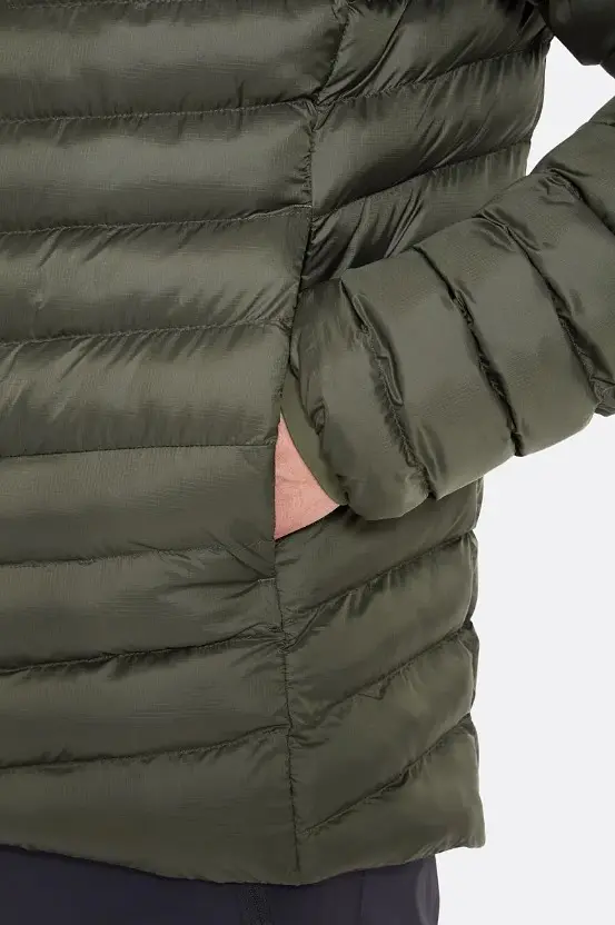 Чоловіча зимова куртка Rab Cirrus Alpine Jacket XL Хакі - фото 4