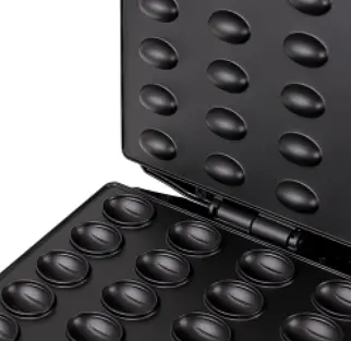 Горішниця Mesko MS 3041 XXL, 1600 Вт, форма для горішків 24 шт, антипригарне покриття, чорна - фото 3