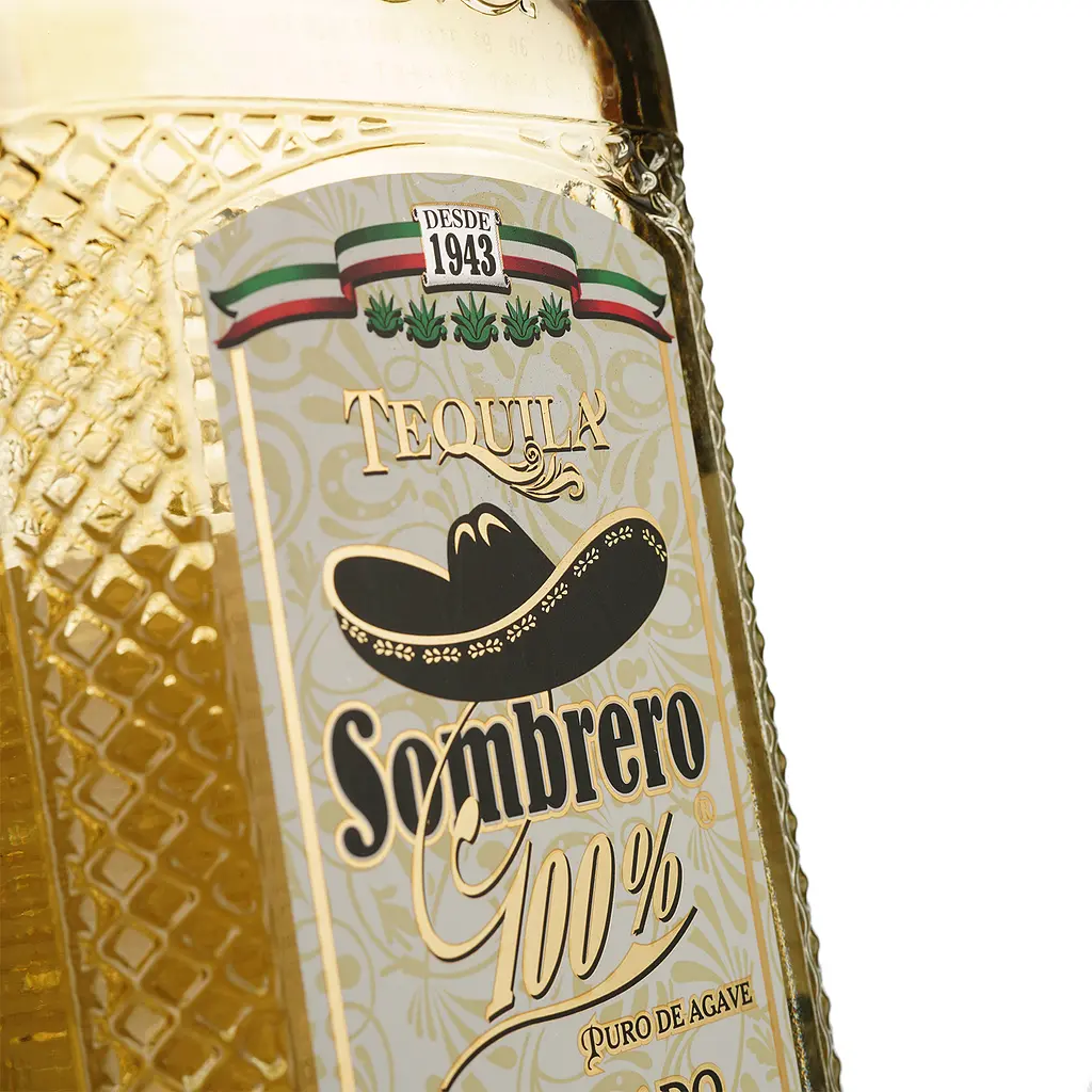 Текіла Sombrero Reposado 100% Agave, 38%, 0,7 л - фото 3