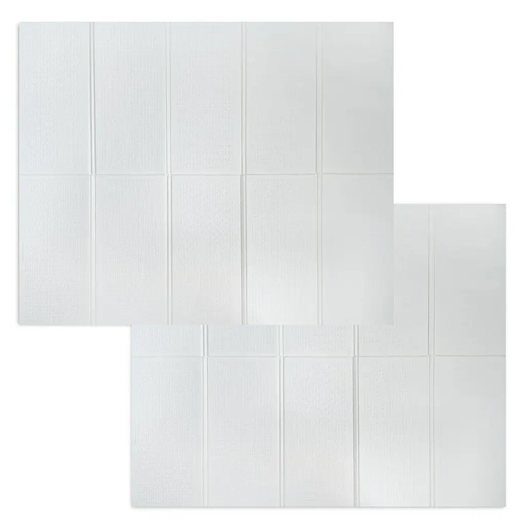 Дитячий складний термокилимок Sticker Wall однотонний 2000х1500х10мм Білий 296 SW-00001188 - фото 2