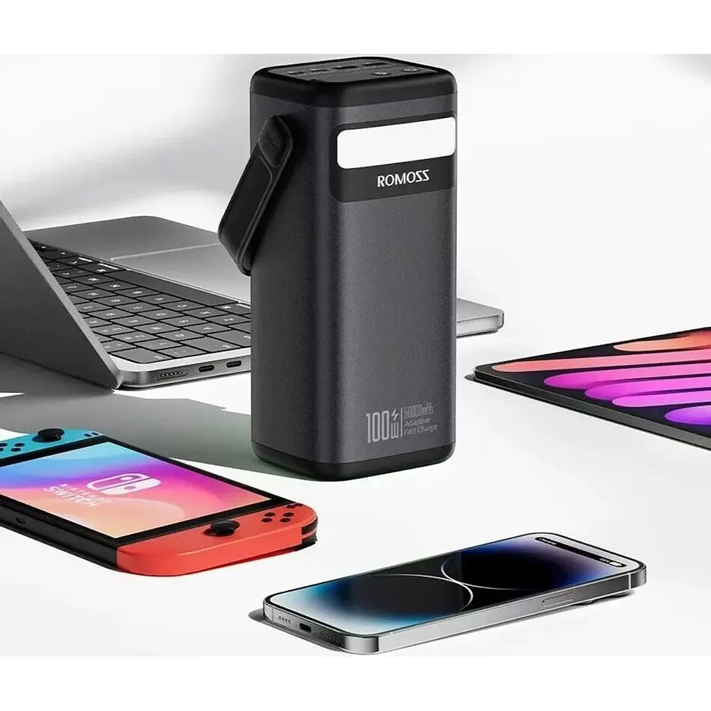 Внешний аккумулятор Romoss PMT60 60000mAh 100W Black [PMT60-1D2-2133H] [120785] - фото 4