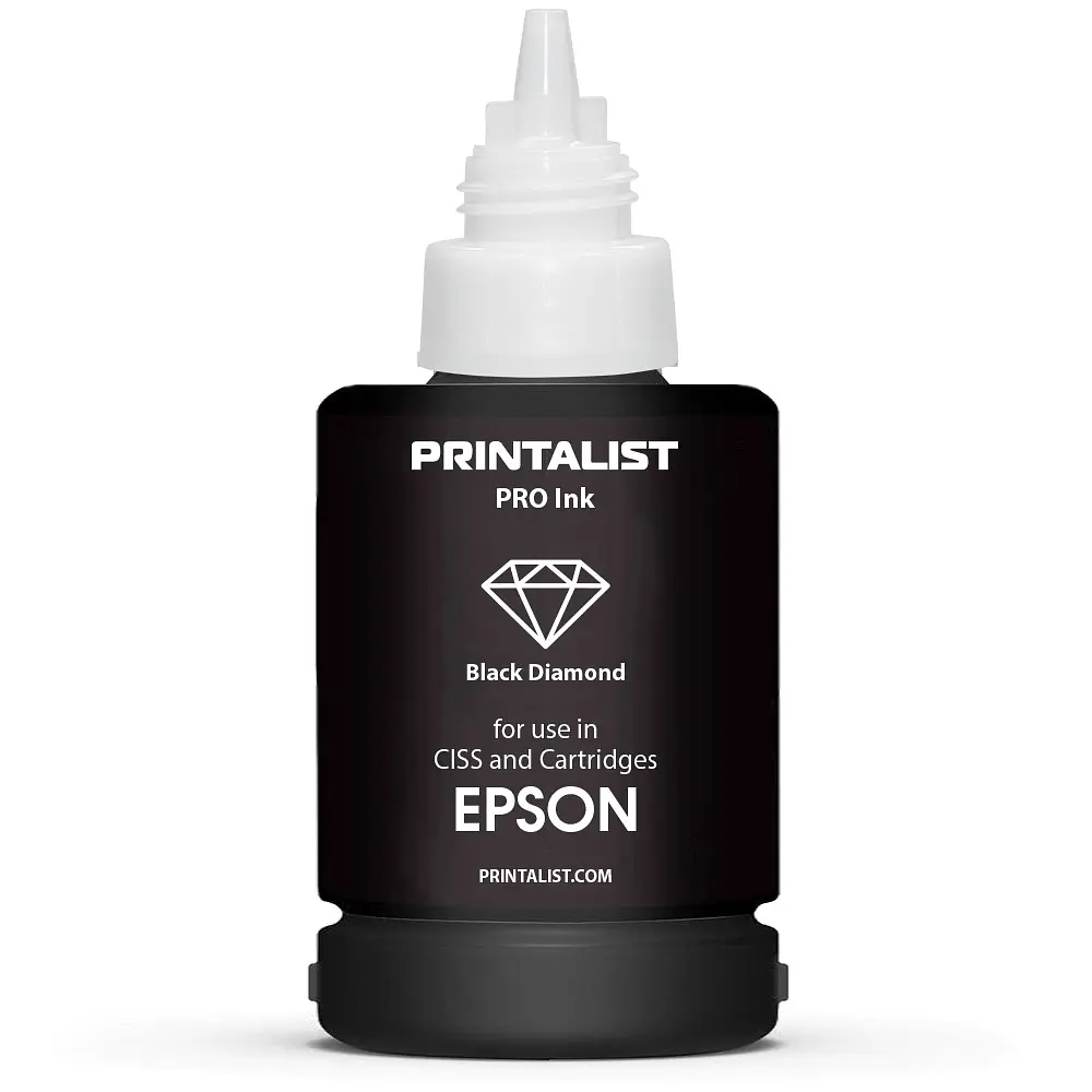 Чорнило PRINTALIST для Epson 140г Black водорозчинне (PL-INK-EPSON-B) - фото 3