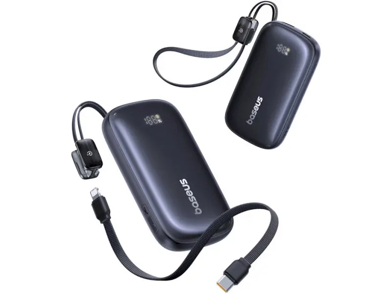 Зовнішній акумулятор (Power Bank) BASEUS EnerFill FC21 Qpow 3 Ultra 20000mAh 22.5W Black (E0027M00) - фото 2
