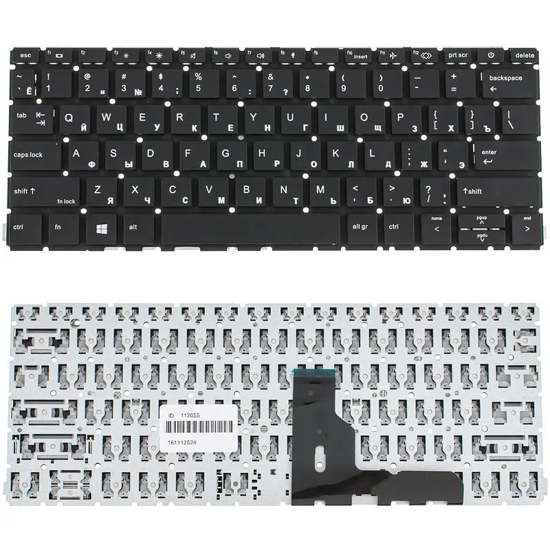 Клавіатура для ноутбука HP (ProBook: 430 G8 435 G8) rus чорний без кадру